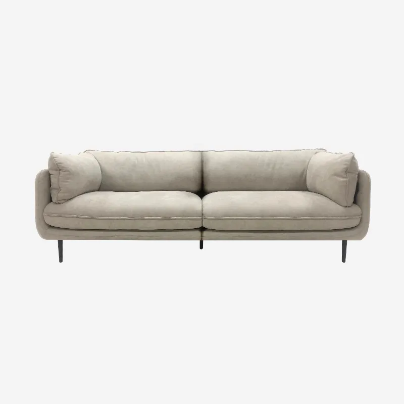 White four-seater sofa White four-seater sofa